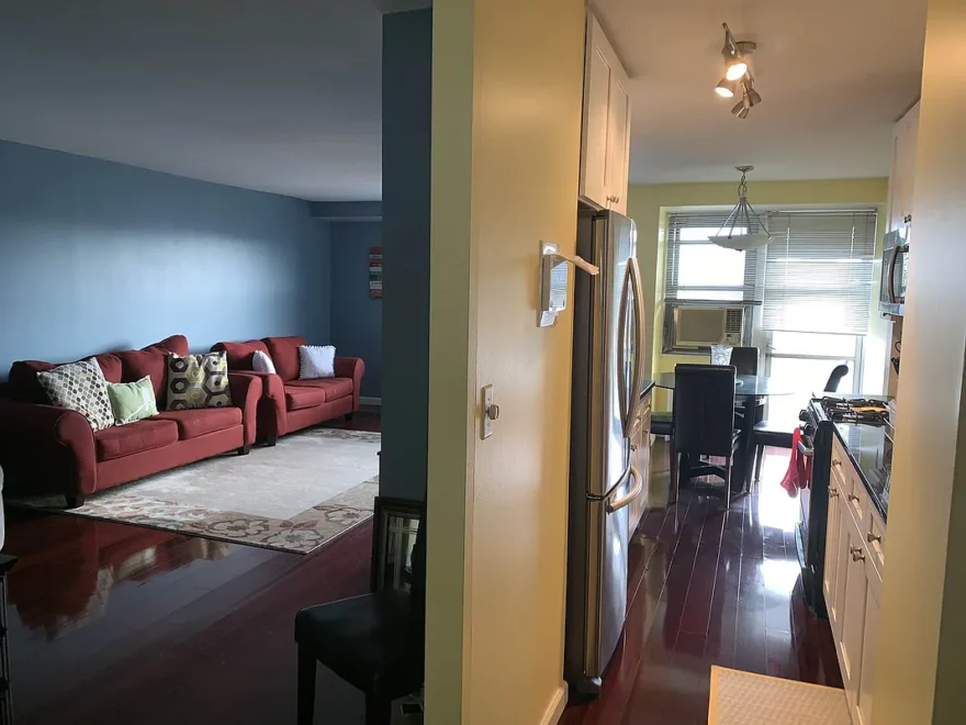 290 West 232nd 19E wide interior view