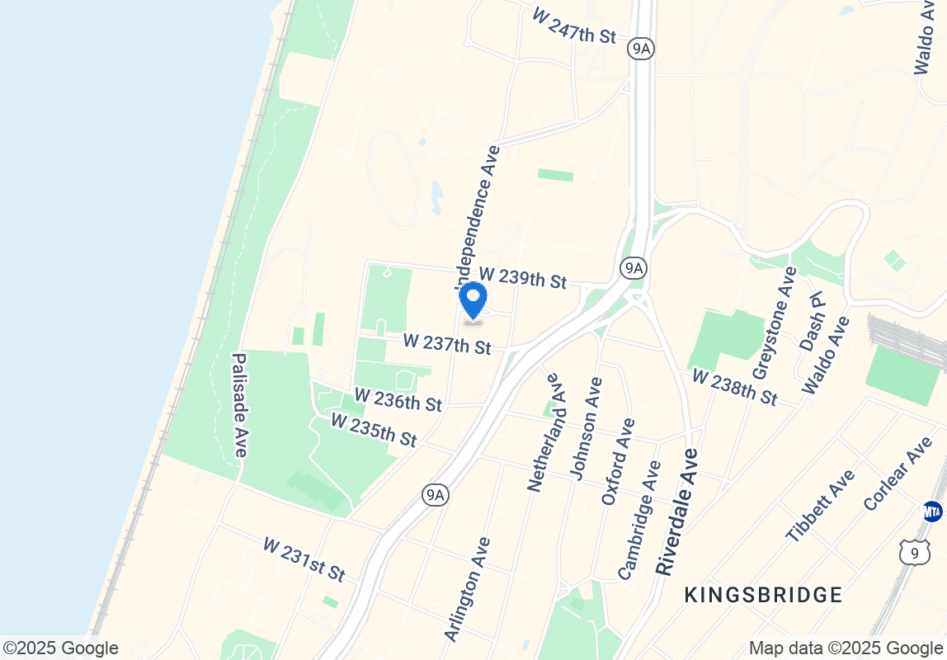 map 3720 Independence Avenue #3F